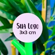 115 Adesivos Personalizados 3x3 cm - Redondo - ENVIO IMEDIATO