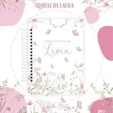 Caderneta De Vacinação Saúde Menina Personalizada C/Nome Vários Temas Envio Imediato.