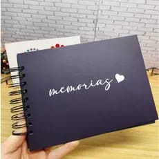 Caderno para colar fotos scrapbook