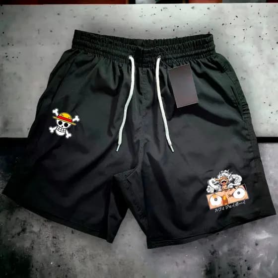 Short Bermuda Mauricinho Antiodor Esportiva- LUFFY 06 - Academia, Skate, Basquete, Corrida Tactel FÁBRICA LOLA