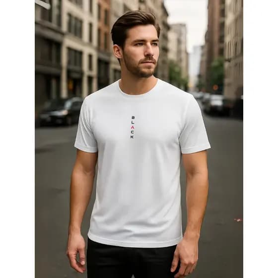 Camisa Dry Fit  Masculina - Modelo Black 01 - academia, Corrida, CrossFit, Ideal Para Treinos Intensos, Esportivo Camisa