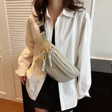 Pochete Crossbody Unissex Impermeável Compacta Leve e Funcional Perfeita para o Dia a Dia e Viagens，presente，regalo
