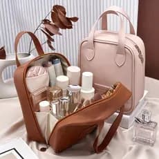 Necessaire Organizador de maquiagem Impermeável Portátil Ideal para o Uso Diário Bolsa de Cosméticos Multiuso Prática