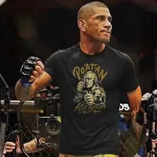 Camiseta Alex Poatan Pereira Estampa UFC Luta Camisa Poatan Streetwear Algodão Premium