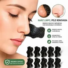 Kit Limpeza Facial Profunda | Removedor de Cravos com Carvão Ativado e Bambu