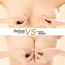 Sutiã Push-Up De Silicone Invisível Intensificador De Decote Adesivo Reutilizável Para Mulheres Festa e Casamento