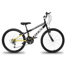 Bicicleta Infantil Aro 24 Quadro de Alumínio KOG Masculina 18v Câmbio Shimano
