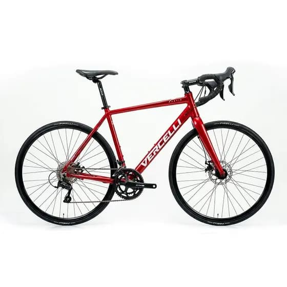 Bicicleta aro 700 Vercelli Kit Transmissão Absolute R9 2x9 Marchas - Com Freio a Disco