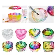 Recipiente Dappen de Vidro com Tampa ideal para Monomer Nail Art