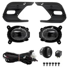 Kit Farol de Milha LED Novo Polo 2023 em diante Comfortline Sense TSI MPI Botão modelo Painel