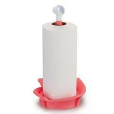 Porta papel toalha em plástico ROSA BEBE