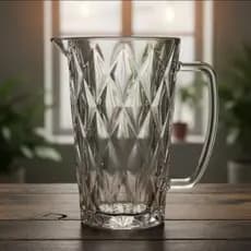 Jarra Gamma 1200ml Luxo | Jarra de Vidro para Água, Suco, Drinks e Mesa Posta Elegante