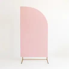 Arco meia lua painel 2x1 suporte desmontável para festas e eventos