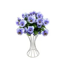 Vaso porta arranjos galhos flores e buquês base de ferro aramado