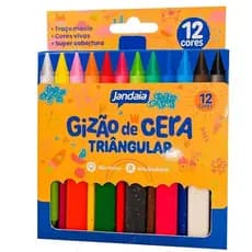 GIZÃO DE CERA TRIANGULAR - JANDAIA - 12 CORES