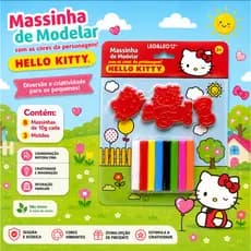 KIT MASSINHA DE MODELAR - HELLO KITTY - DIVERSÃO  GARANTIDA