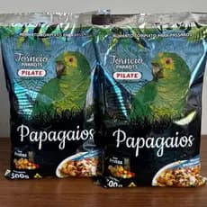 Ração Papagaio com Frutas - 500g (Sementes Selecionadas) Val. 16/01/26