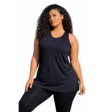 Camiseta Feminina Tapa Bumbum Malha Fitness Secagem Rápida Caminhada Yoga