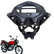 Suporte Painel Farol Aranha Cg Titan125 Fan125 2014 2015 1 Furo Emblema