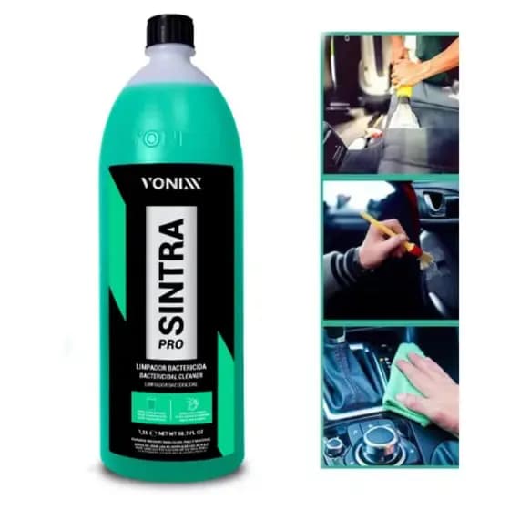 Sintra Pro Vonixx Limpeza Interna De Veiculos 1,5l Multiuso Limpador Bactericida Painel  Plasticos