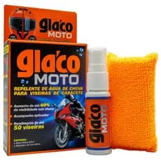 Repelente Agua Viseira Capacete Glaco Moto 20ml Soft99 Farois Retrovisores Bolhas DE Acrilico