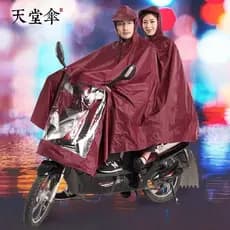 Capa de Chuva Paradise para Motocicletas e Veículos Elétricos N231, Capa de Chuva Longa para Adultos (Homens e Mulheres)