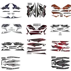 Kit Faixa Adesiva Completa Nx4 Falcon 2006 A 2013 Cores