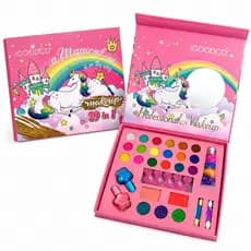 Kit De Maquiagem Infantil Menina Juvenil Rosa Fofo Com Esmaltes Envio Imediato