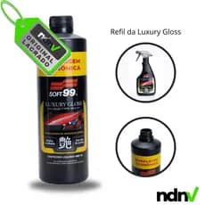 Refil Luxury Gloss – 480ml – Soft99 – Cera Líquida de Carnaúba – Quick Detail