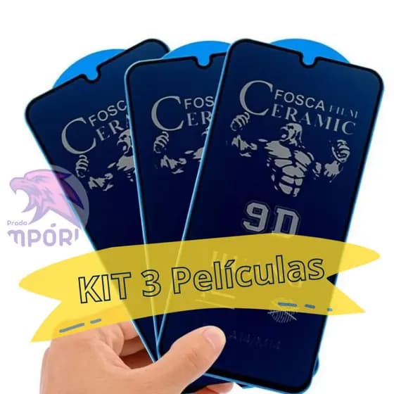 Película 9D Ceramica Privacidade Fosca Anti Spy para IPhone 15 14 13 Pro Max/ 12/ 11/ XR
