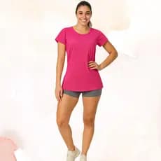 Camisa Feminina Academia Dry Fit Camisa Musculação Treino Camiseta Blusa tapa bumbum