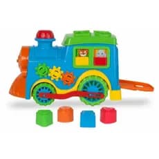 TRENZINHO - brinquedo - mini - colorido - divertido - baby - com pecinhas - divplast