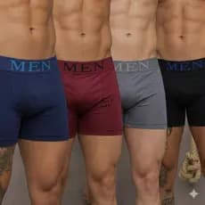 Kit 10 ou 4 Cuecas Boxers Masculina de Microfibra