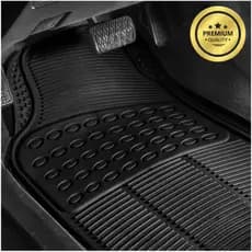 Jogo Tapetes Carro Borracha Universal Pvc 4 Peças MelhoresTapetes