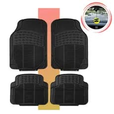 Jogo De Tapete Automotivo Todos Os Modelos De Carro Borracha Pvc Modelo 4 Peças + Brinde
