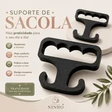 Suporte de Sacola Ergonômico | Alça para Carregar Compras sem Machucar as Mãos | Resistente e Leve
