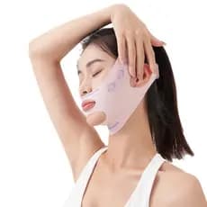 Máscara de Lifting Facial | Reduz Queixo Duplo, Define o Rosto e Proporciona Efeito V-Face | Ajustável e Confortável