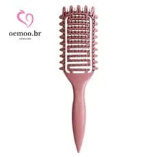 Escova Modeladora 3 em 1 OEMOOEN Definição Profissional Desembaraça sem Quebrar Cachos Perfeitos