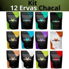 Kit 12 Erva Mate Tereré Chacal 500g Escolha os Sabores