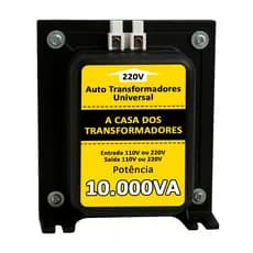 Auto Transformador 10.000 VA SINDAL para Ar condicionado ate 18000Btus 110 220v 110v A Casa das Fontes
