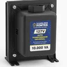 TRANSFORMADOR 10.000VA TOMADAS 110 PARA 220V PARA AR CONDICIONADO ATÉ  24000BTUS