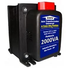 Transformador 2000va 220v p/ 127v ou 127v p/ 220v top