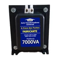 Auto Transformador 7000 VA CONECTOR SINDAL - 127/220 OU 220/127