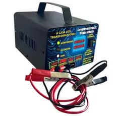 Carregador De Bateria CB LED 12v Até 300 amperes PARA CARRO, MOTO, BARCO, CAMINHÃO A CASA DAS FONTES