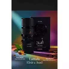 Última versão 2026 Atualização poderosa Perfume Árabe ASAD Elixir Lattafa Eau De Parfum 100 ML