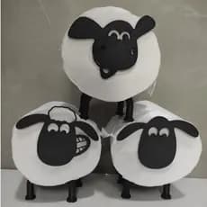 🐑 Porta Papel Higiênico do Shaun, o Carneiro – Diversão e Criatividade para Seu Banheiro! 🐑