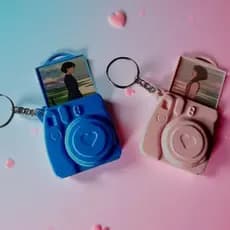 💙💗 Chaveiro Câmera Polaroid – Par Casal - Coleção dia dos namorados 💙💗