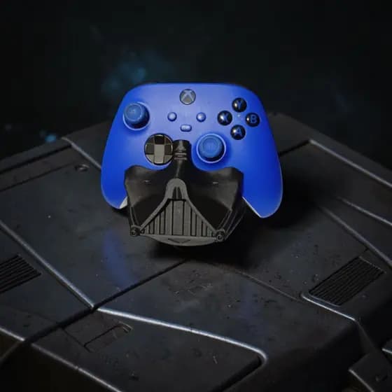 🌌 Porta Controle Gamer Máscara Darth Vader | Suporte para Controle PS4, PS5 e Xbox