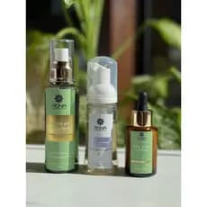KIT SABONETE, ESPUMA DE LIMPEZA E SÉRUM RONA CARE COSMÉTICOS 1115-A