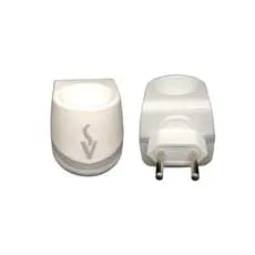 DIFUSOR ELÉTRICO DE ACRÍLICO VIA AROMA BRANCO 1008-A